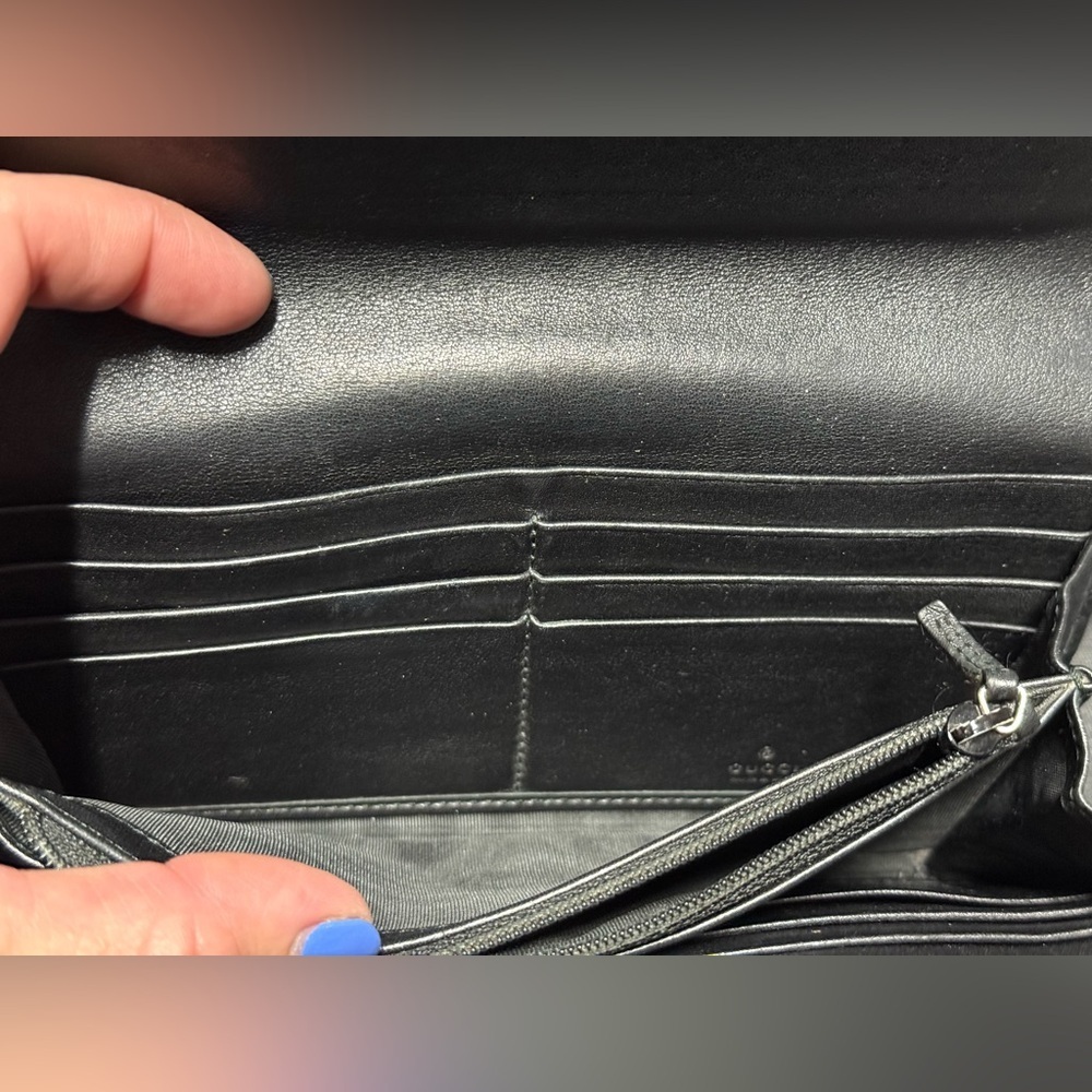 Gucci microguccissma black wallet - Picture 7 of 14